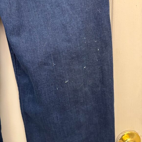 Maeve by Anthropologie Colette Wide Leg Jeans Size 25 Dark Wash Pockets - Picture 4 of 6